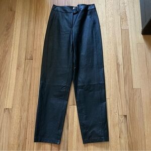 NWT Leather high waisted pants. By Bagatelle. Gorgeous Vintage. Size 6.
